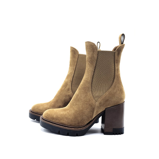 Alice leather suede ankle boot